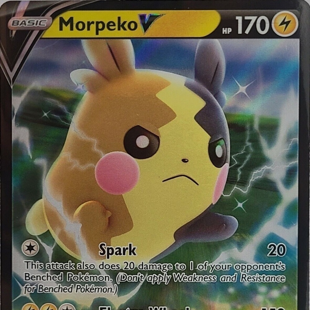 Morpeko V 037/072 Pokémon TCG Shining Fates Full Art Ultra Rare Near Mint